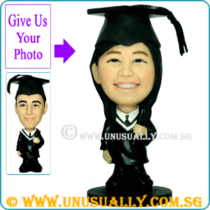 Custom 3D Mini Series Female Graduation Figurine